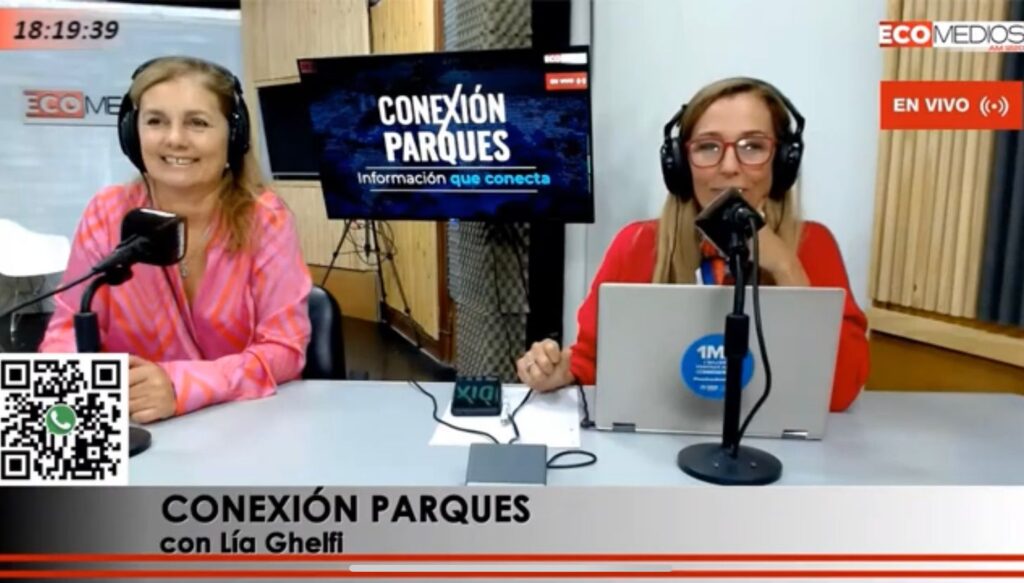 Conexión Parques radio 11/4/2024 con la conducción de Lía Ghelfi