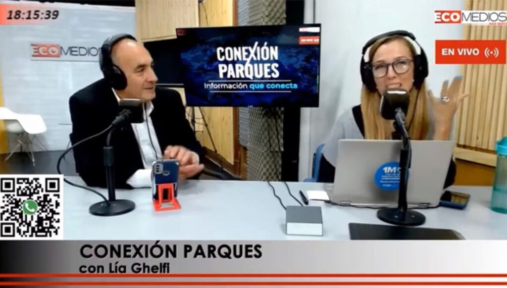 Conexión Parques radio 4/4/2024 con la conducción de Lía Ghelfi