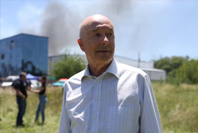 Roberto Weiss: “Estamos ante una tragedia sin precedentes, y ahora hay que salir adelante” Roberto Weiss, Presidente de la Unión Industrial de Ezeiza (UIE). Crédito foto: Alessia Maccioni LA NACIÓN // Conexión Parques