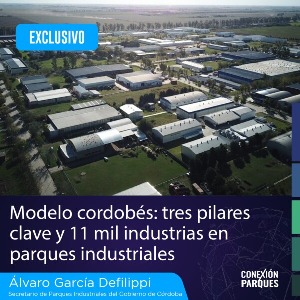 El Arq. Álvaro García Defilippi, Secretario de Parques Industriales de Córdoba, compartió en Conexión Parques los avances en infraestructura, sustentabilidad y tecnología que posicionan a la provincia como un polo productivo nacional.🔹 60 parques industriales habilitados
🔹 13.000 hectáreas de suelo industrial
🔹 11.000 industrias activas
🔹 17.000 empleos generados

📅 Además, anunció la Expo de Parques Industriales de Córdoba, que se realizará el 27 y 28 de agosto de 2025.

Leé la nota completa en nuestro portal de noticias, link en el perfil de conexion.parques 📌 

CórdobaProductiva ParquesIndustriales ExpoCórdoba2025